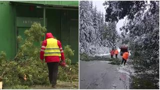 VIDEO &bdquo;Extraordinar de tare bate v&acirc;ntul&rdquo;. Frig și furtuni &icirc;n toată țara