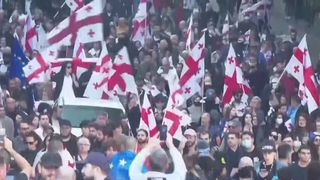 Proteste violente în Georgia