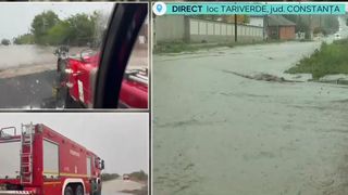 VIDEO Constanța, măturată de ploi torențiale