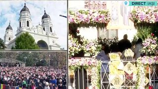 VIDEO Praznicul Sfintei Parascheva adună zeci de mii de credincioși la Iași