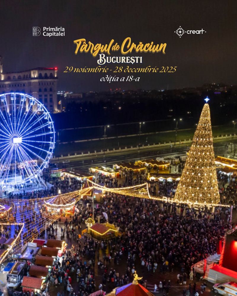 Târgul de Crăciun 2025 din Piața Constituției - București