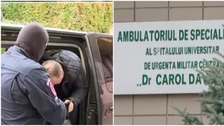 VIDEO Percheziții la Spitalul Militar Central din București. Cadrele medicale, suspectate de corupție