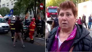 VIDEO „O bubuitură! Ușa de la intrare ne-a venit în cap”.  Mărturia unei femei din blocul distrus de explozia din cartierul Rahova