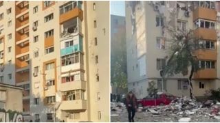VIDEO Imagini de coșmar &icirc;n Capitală! Autoritățile cercetează cauzele exacte ale exploziei de pe Calea Rahovei