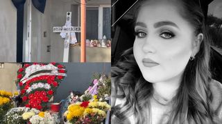 VIDEO Primele imagini de la înmormântarea Mirelei, gravida ucisă în explozia din Rahova. Tânăra de 24 de ani, îngropată în mireasă: "Iubita lui mamaia, hai încoace"