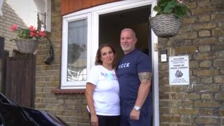 Petre Ionuț Papa și soția lui