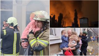 VIDEO Rusia a atacat Kievul pentru a doua zi consecutiv. O grădiniță și blocuri de locuințe, distruse în Harkov