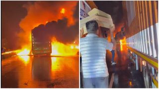 VIDEO Cel puțin 25 de oameni au murit după ce un autocar a luat foc într-un accident cu o motocicletă