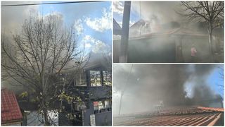 Incendiu puternic &icirc;n Voluntari! Mai multe case au luat foc. Trei persoane au avut nevoie de &icirc;ngrijiri medicale