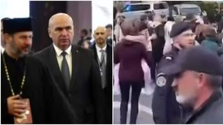 VIDEO Ziua sfințirii Catedralei Naționale, marcată de incidente și huiduieli la adresa oficialilor și preoților