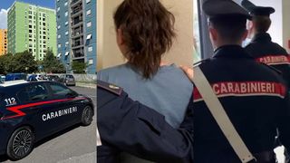 Rom&acirc;nca a devastat mașina poliției&nbsp;