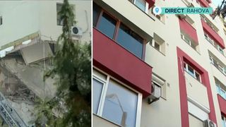 VIDEO Locatarii din Rahova pot intra în apartamente după explozie. Accesul se face doar în prezența poliției