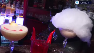 VIDEO Au început petrecerile de Halloween în București