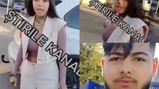 VIDEO „Nu, nu, te rog! Sun la poliție!” Încă un livrator străin, atacat de un cuplu în Popești-Leordeni! Tânăra l-a agresat pe cetățeanul srilankez în plină stradă: „Și dacă suni la poliție, ce? Te bat!”