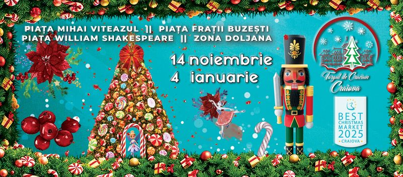 Târgul de Crăciun din Craiova 2025