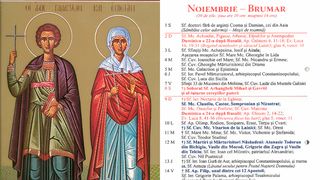 Ce sărbătoare este &icirc;n Calendarul ortodox pe 5 noiembrie 2025?