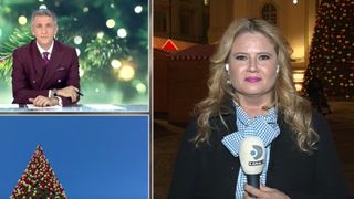 VIDEO Pregătirile pentru T&acirc;rgul de Crăciun din Sibiu sunt pe ultima sută de metri. Bradul de sărbătoare așteaptă vizitatorii