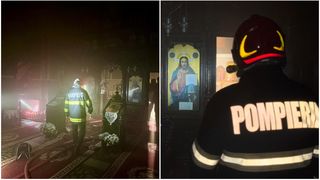 Biserica &bdquo;Adormirea Maicii Domnului&rdquo;, din Dorohoi, cuprinsă de flăcări! Incendiul a izbucnit din altar