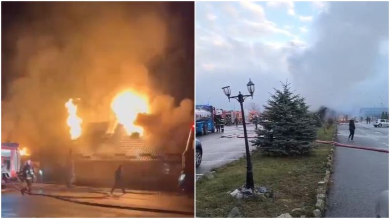 incendiu, pensiune arsa, femeie carbonizata