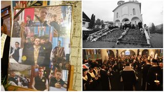 Imagini sfâșietoare de la înmormântarea lui Alexandru, elev la Teologie. Tânărul a murit după ce a fost victimă a unui accident rutier în Baia Mare