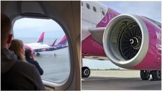 Alertă pe Aeroportul Băneasa. Flăcări sub cabina unui avion care a aterizat de la Barcelona
