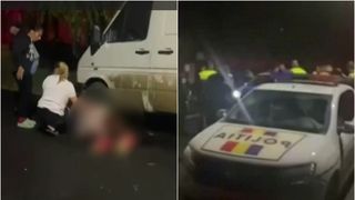 VIDEO Bărbat împușcat de poliție, la Galați, după ce a amenințat-o pe fosta iubită cu o sabie