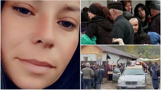 VIDEO "Mami, trezește-te!" Mihaela, mămica din Teleorman ucisă de fostul soț, condusă pe ultimul drum