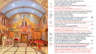 Ce sărbătoare este în Calendarul ortodox pe 17 noiembrie 2025?