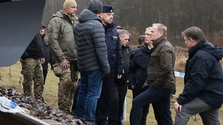 Premierul Tusk, la locul incidentului, la&nbsp;Mika&nbsp;