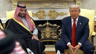Trump l-a primit pe prințul bin Salman la Casa Albă