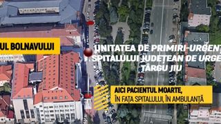 VIDEO Tragedie la Spitalul din Târgu Jiu. Un pacient a fost plimbat între secții până a murit