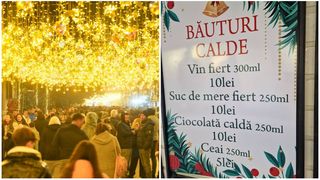 Cât costă un pahar de vin fiert la Târgul de Crăciun din Craiova 2025?
