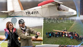 VIDEO Românul care și-a împlinit visul din copilărie! A construit de la zero și a zburat cu propriul planor ultraușor