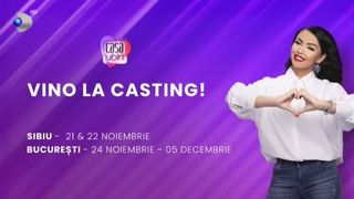 VIDEO Vineri și sâmbătă, casting „Casa Iubirii”, la Sibiu