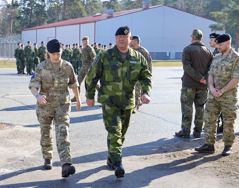 Șeful armatei suedeze, generalul Michael Claesson