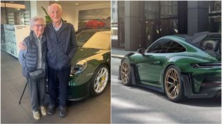 Doi soți de peste 90 de ani și-au cumpărat o mașină de curse de 200.000 euro pentru a celebra 70 de ani de căsătorie