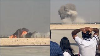 VIDEO Avion prăbușit la un show aviatic în Dubai