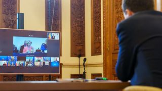 Preşedintele Nicuşor Dan, la reuniunea extraordinară a liderilor UE privind Ucraina din 24 noiembrie 2025