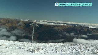 VIDEO Temperaturi scăzute la munte. Cod galben de v&acirc;nt &icirc;n mai multe zone