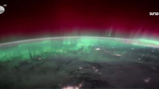 VIDEO Aurora boreală, spectacol deasupra Păm&acirc;ntului