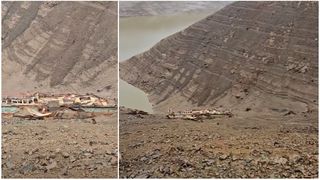 Un vapor dispărut de zeci de ani, găsit pe fundul Lacului Vidraru: „Arca lui Noe” Localnicii au mai multe ipoteze despre mica navă turistică