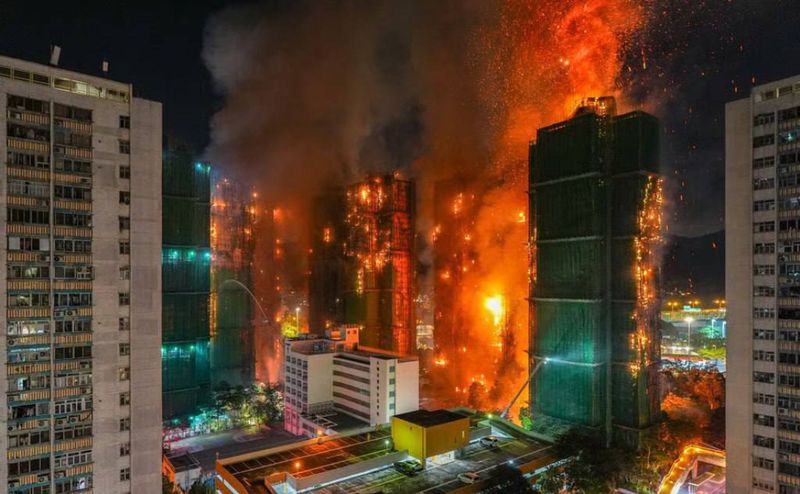 Focul nu a fost stins total 