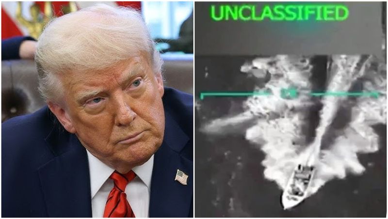 Trump a ordonat distrugerea a peste 20 de nave suspectate de trafic 