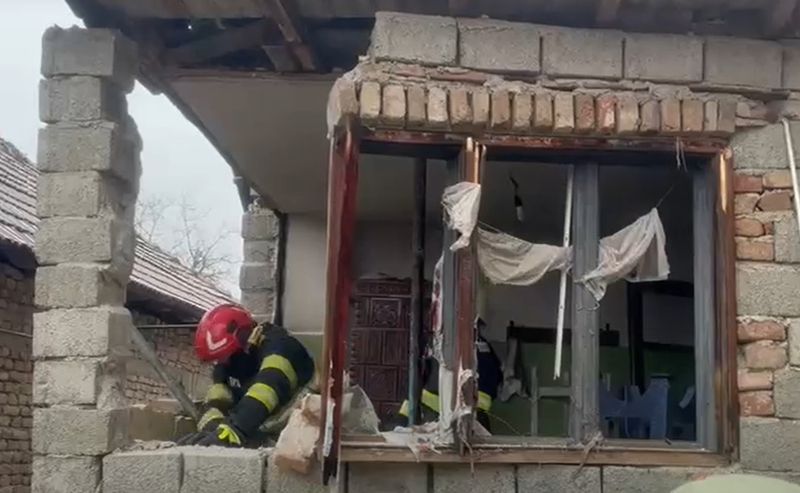 explozie ramnicu valcea, barbat ars