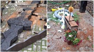 Troița care &icirc;l comemora pe Corneliu Zelea Codreanu a fost distrusă