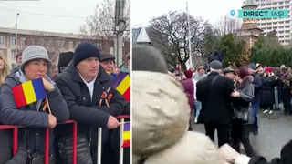 VIDEO Ziua Națională la Iași: Paradă militară, spectacol folcloric și economii la buget