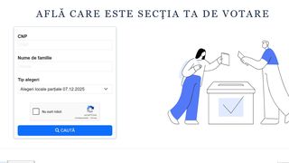 Registrul electoral: Cum afli secția de votare la care ești arondat