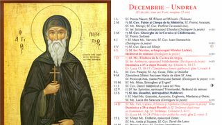 Ce sărbătoare este în Calendarul ortodox pe 8 decembrie 2025?