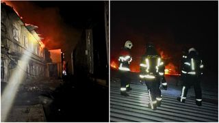 Incendii au izbucnit în orașul Fastiv din regiunea Kiev