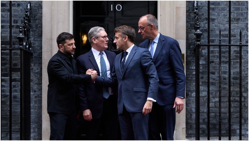 Volodimir Zelenski s-a consultat, la Londra, cu aliații europeni 